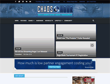 Tablet Screenshot of chaoshour.com